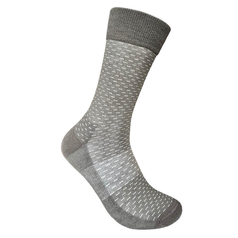 DS Socks Mens Dash Lines Springer Relaxed High Stretch Top Socks image number 1